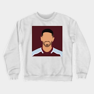 Manuel Lanzini Minimalistic Face Art Crewneck Sweatshirt